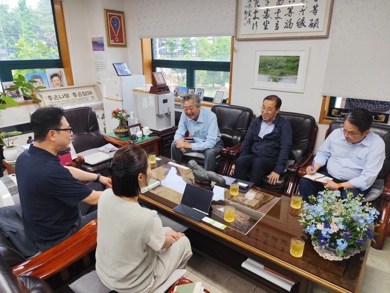 애로사항 청취 기관장 기업방문